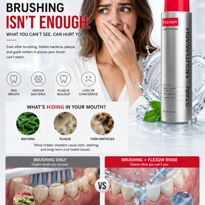 Stain Removing Mint Mouthwash – Deep Clean & Long-Lasting Fresh Breath