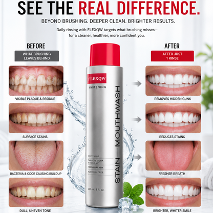 Stain Removing Mint Mouthwash – Deep Clean & Long-Lasting Fresh Breath
