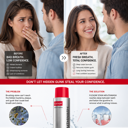 Stain Removing Mint Mouthwash – Deep Clean & Long-Lasting Fresh Breath