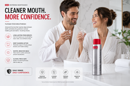 Stain Removing Mint Mouthwash – Deep Clean & Long-Lasting Fresh Breath