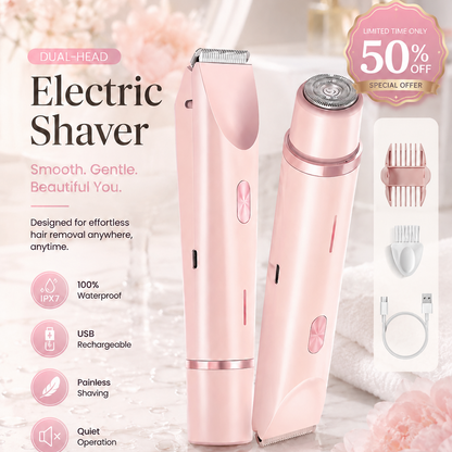 SilkGlide? 2-In-1 Electric Shaver | Smooth & Painless Hair