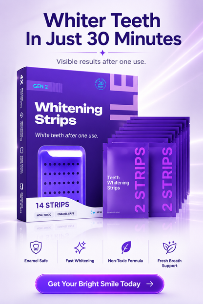 30-Minute Teeth Whitening Strips