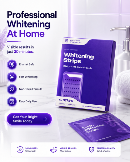 30-Minute Teeth Whitening Strips