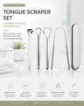 Stainless Steel Tongue Scraper – Fresh Breath & Cleaner Tongue Care